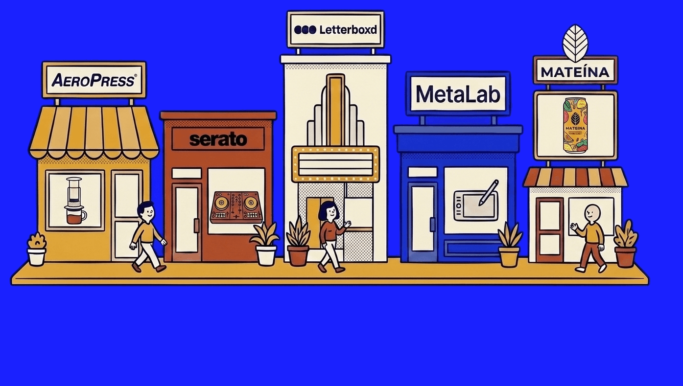 A lively street of Tiny's wonderful businesses